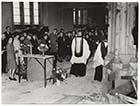 Holy Trinity Church Bombed Interior 1946